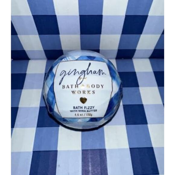 NWT Bath and Body Works Gingham Fragrance Bath Fizzy - Picture 3 of 4
